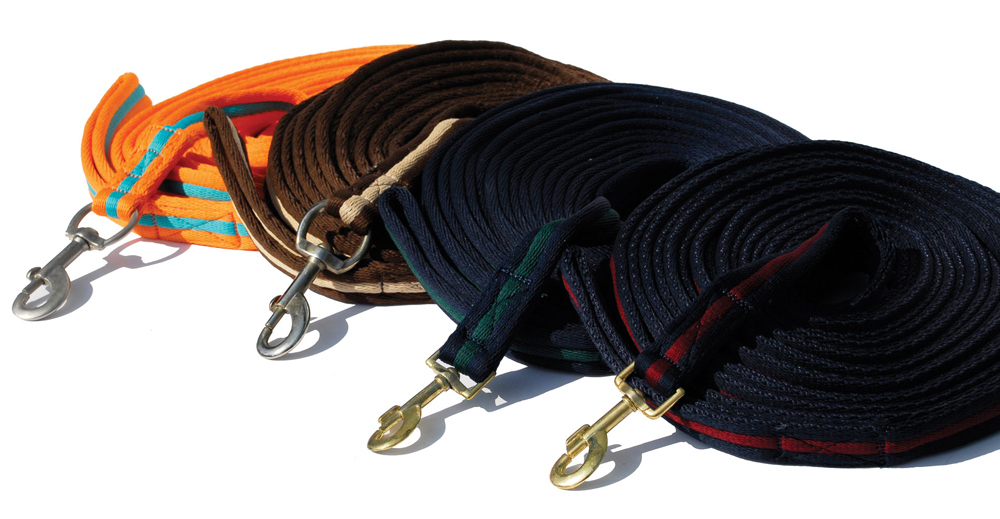 Equestrian Windsor Soft Padded Lunge Line Equestrian Horse Lunging Lead 