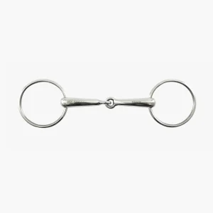 Premier Equine Hollow Mouth Race Snaffle - 75mm Rings