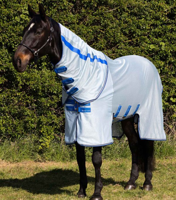 Premier Equine Bug Buster Fly Rug with Belly Flap and Detachable Neck - Image 2