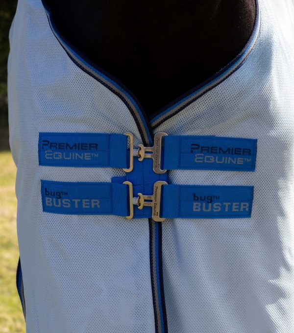 Premier Equine Bug Buster Fly Rug with Belly Flap and Detachable Neck - Image 9