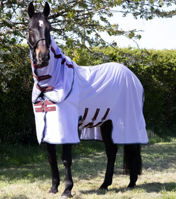 Premier Equine Bug Buster Fly Rug with Belly Flap and Detachable Neck