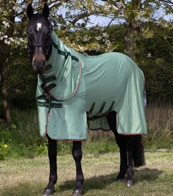 Premier Equine Bug Buster Fly Rug with Belly Flap and Detachable Neck - Image 3