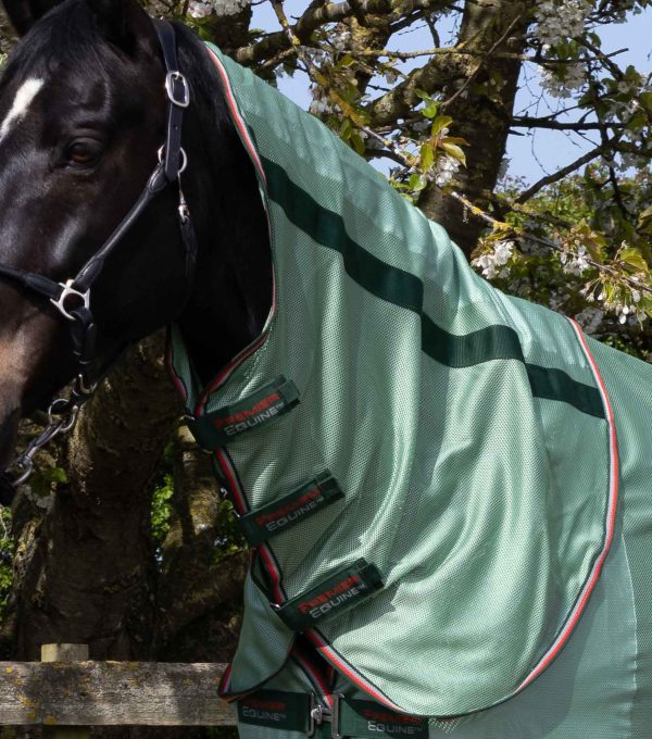 Premier Equine Bug Buster Fly Rug with Belly Flap and Detachable Neck - Image 13