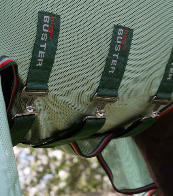Premier Equine Bug Buster Fly Rug with Belly Flap and Detachable Neck - Image 15